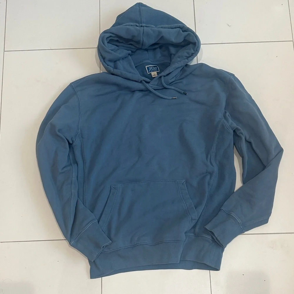 J crew Men’s Blue Hoodie Small